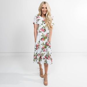 Flower Ruffle Dress.